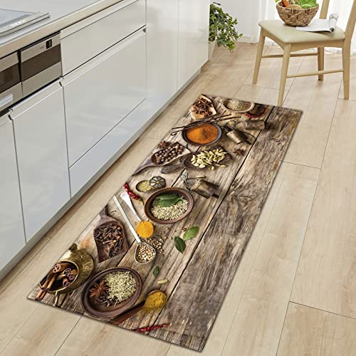 XOMART Flurteppich rutschfest waschbar Modernes Design Teppichläufer Küchenläufer Küchenteppiche Fußmatten Teppich Kurzflor Wohnzimmer Teppich von XOMART