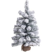 Weihnachtsbaum 'Pinetto Timmy verschneite' aus pvc + weißem Flock mit Jutefuß -90 cm Weihnachtsbaum 'Pinetto Timmy verschneite' aus pvc + weißem Flock mit Jutefuß -90 cm von XONE