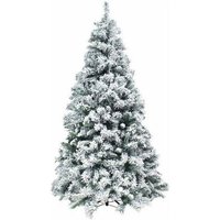 Verschneiter 'Kettinson' Weihnachtsbaum aus pvc + weißer Flock für kleine Abmessungen -240 cm Verschneiter 'Kettinson' Weihnachtsbaum aus pvc + weißer Flock für kleine Abmessungen -240 cm von XONE