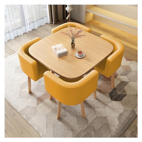 Office Reception Room Club Table,80 cm Office Table and Chair Set Reception Coffee Table,Negotiation Table,Table and Chair Combination,Table and Four Chairs,Office Conference Tables,Space Saving von XONJEMU