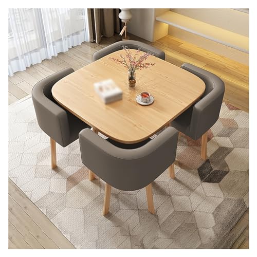Office Reception Room Club Table,80 cm Office Table and Chair Set Reception Coffee Table,Negotiation Table,Table and Chair Combination,Table and Four Chairs,Office Conference Tables,Space Saving von XONJEMU