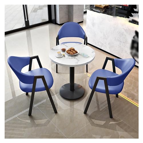 Office Reception Room Club Table,Reception in Table Business,Coffee Table and Chair Set,Tables and Chairs for Reception,Office Conference Tables,Round Dining Table with 3 Chairs,for Dining Room, von XONJEMU