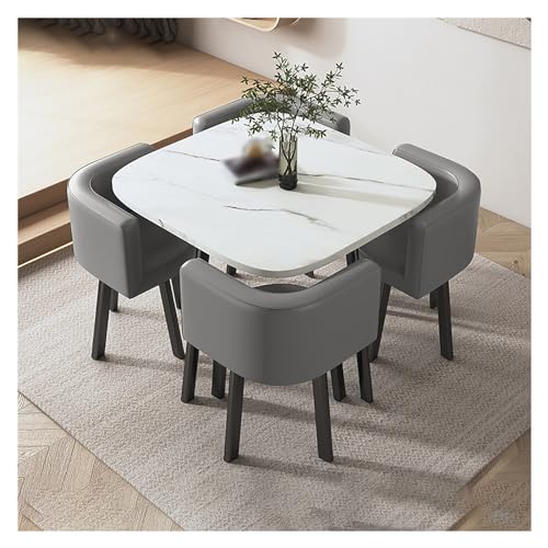 XONJEMU Coffee Table and Chair Set,Office Reception Room,Club Table,Meeting Table,Table and Four Chairs,Reception Table and Chair Combination,Meetings Small Round Tables,for Dining Room,Kitchen, XONJEMU Coffee Table and Chair Set,Office Reception Room,Club Table,Meeting Table,Table and Four Chairs,Reception Table and Chair Combination,Meetings Small Round Tables,for Dining Room,Kitchen, von XONJEMU