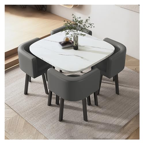 XONJEMU Coffee Table and Chair Set,Office Reception Room,Club Table,Meeting Table,Table and Four Chairs,Reception Table and Chair Combination,Meetings Small Round Tables,for Dining Room,Kitchen, XONJEMU Coffee Table and Chair Set,Office Reception Room,Club Table,Meeting Table,Table and Four Chairs,Reception Table and Chair Combination,Meetings Small Round Tables,for Dining Room,Kitchen, von XONJEMU