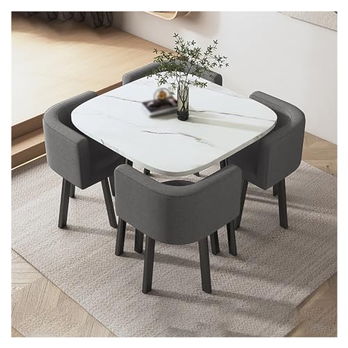 XONJEMU Coffee Table and Chair Set,Office Reception Room,Club Table,Meeting Table,Table and Four Chairs,Reception Table and Chair Combination,Meetings Small Round Tables,for Dining Room,Kitchen, XONJEMU Coffee Table and Chair Set,Office Reception Room,Club Table,Meeting Table,Table and Four Chairs,Reception Table and Chair Combination,Meetings Small Round Tables,for Dining Room,Kitchen, von XONJEMU