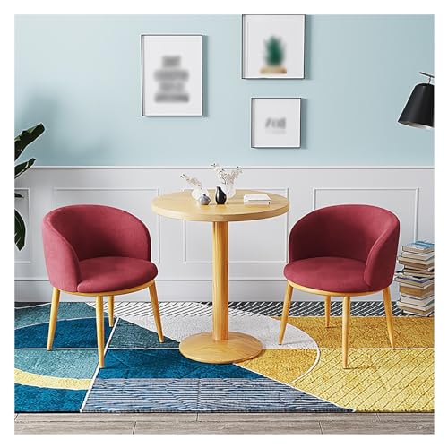 XONJEMU Coffee Table and Chair Set,Office Reception Room Club Table,Reception Table and Chair Combination,Negotiation Table,Meeting Table with Chairs,Round Dining Table with 2 Chairs Set,Round Tables von XONJEMU