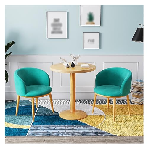 XONJEMU Coffee Table and Chair Set,Office Reception Room Club Table,Reception Table and Chair Combination,Negotiation Table,Meeting Table with Chairs,Round Dining Table with 2 Chairs Set,Round Tables von XONJEMU