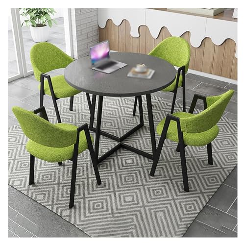 XONJEMU Dining Table with 4 Chairs Set,Kitchen Table Dining Table 80 cm,Padded Kitchen Chair,Table Chair for Living Room,Dining Room,Round Dining Table with 4 Chairs,Upholstered Chair Dining Set for XONJEMU Dining Table with 4 Chairs Set,Kitchen Table Dining Table 80 cm,Padded Kitchen Chair,Table Chair for Living Room,Dining Room,Round Dining Table with 4 Chairs,Upholstered Chair Dining Set for von XONJEMU