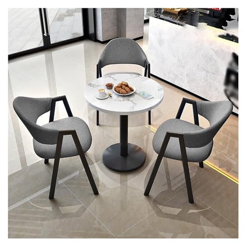 XONJEMU Office Reception Room Club Table,Coffee Table and Chair Set,Space Saving Furniture,Kitchen Round Table and Four Chairs,Conference Tables,Meeting Table,Negotiation Table,Small Space,Sales von XONJEMU