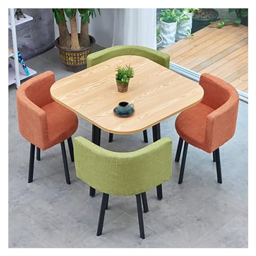 XONJEMU Office Reception Room Club Table,Dining Table Set,Coffee Table and Chair Set,Negotiation Table,Meeting Table with Chairs,Office Conference Tables,Reception Table and Chair Combination,Shops, von XONJEMU
