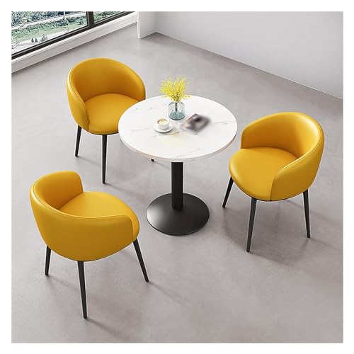 XONJEMU Office Reception Room Club Table,Living Room Table and Chair Sets Combination,Meeting Table,Coffee Table and Chair Set,Small Round Tables,Space-Saving Furniture,Conference Tables,Small Room, von XONJEMU