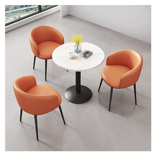 XONJEMU Office Reception Room Club Table,Living Room Table and Chair Sets Combination,Meeting Table,Coffee Table and Chair Set,Small Round Tables,Space-Saving Furniture,Conference Tables,Small Room, von XONJEMU