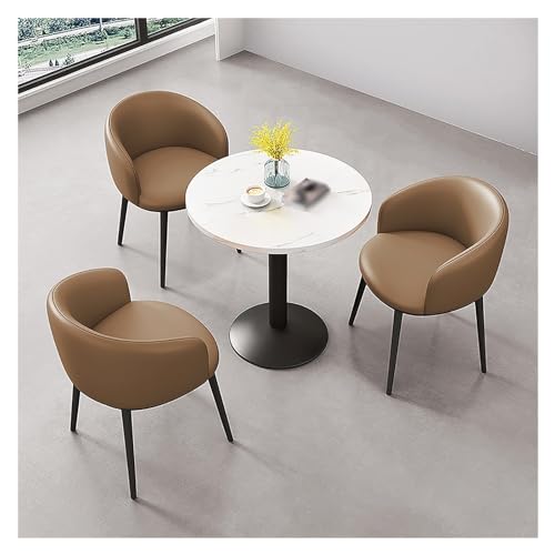 XONJEMU Office Reception Room Club Table,Living Room Table and Chair Sets Combination,Meeting Table,Coffee Table and Chair Set,Small Round Tables,Space-Saving Furniture,Conference Tables,Small Room, von XONJEMU