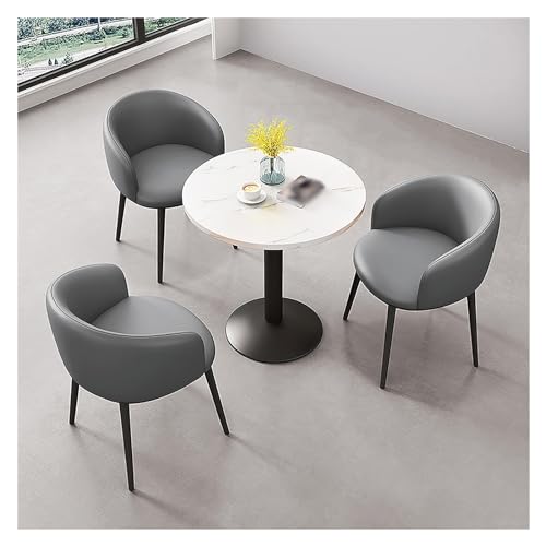 XONJEMU Office Reception Room Club Table,Living Room Table and Chair Sets Combination,Meeting Table,Coffee Table and Chair Set,Small Round Tables,Space-Saving Furniture,Conference Tables,Small Room, von XONJEMU