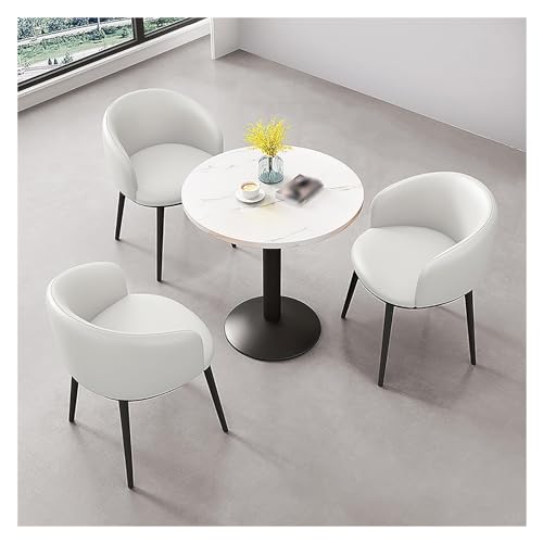XONJEMU Office Reception Room Club Table,Living Room Table and Chair Sets Combination,Meeting Table,Coffee Table and Chair Set,Small Round Tables,Space-Saving Furniture,Conference Tables,Small Room, von XONJEMU