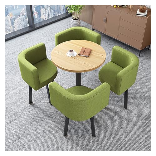 XONJEMU Office Table and Chair Set Reception Coffee Table,Reception Table and Chair Combination,Tables and Chairs for Reception,Coffee Table and Chair Set,for Dining Room,Kitchen,Living Room 60/70 cm von XONJEMU