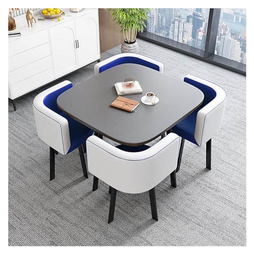 XONJEMU Reception Table and Chair Combination,Dining Room Table Set for 4 People,Coffee Table and Chair Set,Kitchen Table and Chairs,Space-Saving Furniture,Office,Conference Tables,Office,Reception XONJEMU Reception Table and Chair Combination,Dining Room Table Set for 4 People,Coffee Table and Chair Set,Kitchen Table and Chairs,Space-Saving Furniture,Office,Conference Tables,Office,Reception von XONJEMU