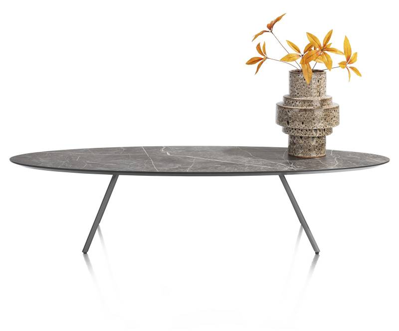 XOOON Couchtisch  NIORA ca. B50 H32 T150 cm in Tischplatte Marmorlook von XOOON