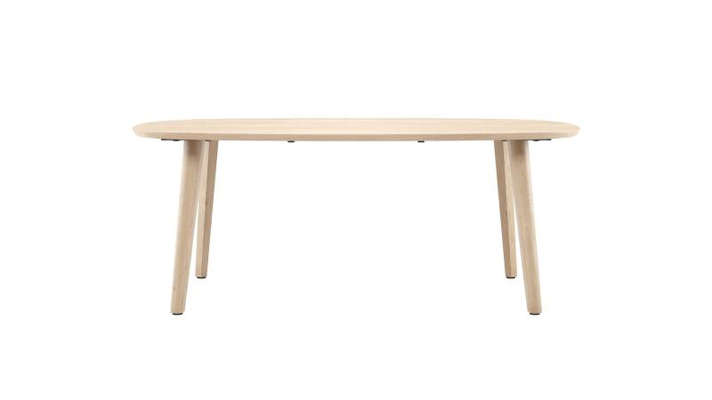 XOOON Esstisch ODDA ca. B200 H77 T110 cm in Eiche massiv von XOOON