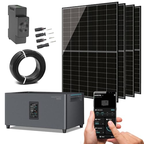 XORO SOLAR 1720W Balkonkraftwerk Komplettset mit 4 x 430W Bifalziale Solar-Modulen, 50m DC-Kabel, 10x MC4-Stecker, 10x MC-Kupplung, Jupiter C Plus, Smart Meter CT002 XORO SOLAR 1720W Balkonkraftwerk Komplettset mit 4 x 430W Bifalziale Solar-Modulen, 50m DC-Kabel, 10x MC4-Stecker, 10x MC-Kupplung, Jupiter C Plus, Smart Meter CT002 von XORO SOLAR