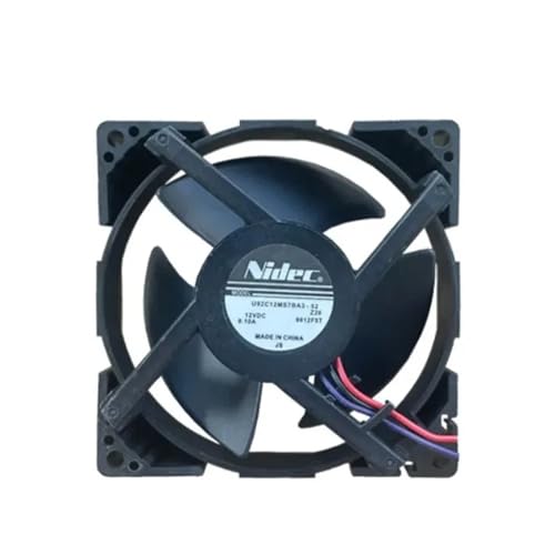Kompatibel Mit Midea U92C12MS7BA3-52Z20, Ersatzlüfter, 9,2 Cm, 12 V, 0,1 A, Kühlschrankzubehör, Kühlschrank, Kühler, Gefrierschrankteile Kompatibel Mit Midea U92C12MS7BA3-52Z20, Ersatzlüfter, 9,2 Cm, 12 V, 0,1 A, Kühlschrankzubehör, Kühlschrank, Kühler, Gefrierschrankteile von XOTCMHG