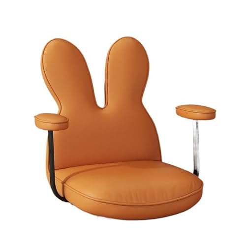 Tragbarer Bodenstuhl, Lounge-Bodenstuhl, gepolsterter Boden-Lazy-Sofa-Stuhl mit Rückenlehne for Meditation und Gaming, Lesestuhl for Bodensitze, beinloser Erkerfenster-Rückenlehnenstuhl ( Color : Coff von XOVP-023