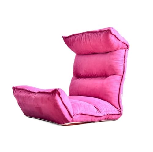 Tragbarer Bodenstuhl, Tatami-Bodensofa-Stuhl, Gaming-Stuhl mit 14 verstellbaren Positionen, gepolsterte Rückenlehne, bodengepolsterter Sitz, klappbarer Lazy Chair, kleines Sofa for Meditieren, Lesen, von XOVP-023