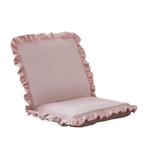 Tragbarer Bodenstuhl, Tatami-Stuhl for Zuhause, fauler Sofa-Stuhl, Bodensitz for eine Person, Schlafzimmer, Balkon, Erkerfenster, beinloser Stuhl, fauler Sofa-Stuhl, Bodensitz, faltbar ( Color : Pink von XOVP-023
