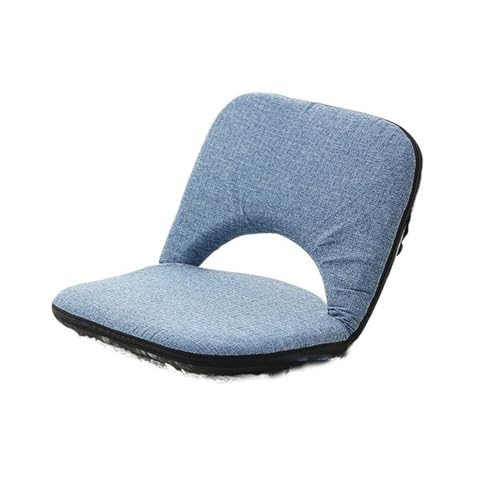 Tragbarer Bodenstuhl, Verstellbarer Boden-Lazy-Sofa-Stuhl, 5-Positionen-Mehrwinkel-gepolsterter Bodenstuhl, Tatami-Stuhl, gepolsterte Rückenlehne mit Erkerfenster-Lounge-Stuhl, Sitzstühle for Meditier von XOVP-023
