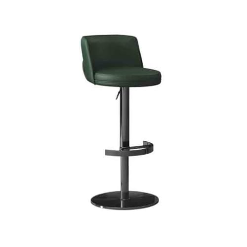 XOVP-023 Barhocker Moderner, einfacher Barstuhl aus Edelstahl for den Haushalt, kann angehoben und gedreht Werden, Barhocker, Bartheke, Barhocker Kücheninselstühle(Green) von XOVP-023