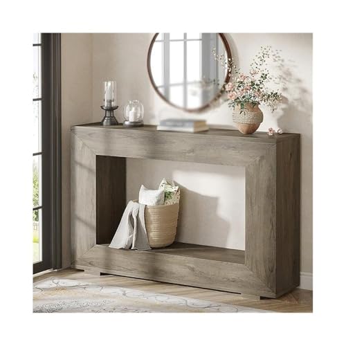 XOVP-023 Konsolentisch Konsolentisch, Eingangskonsolentisch mit Stauraum, Flur-Akzenttisch for Wohnzimmer für Wohnzimmer Eingangsbereich Flur(Grigio) von XOVP-023