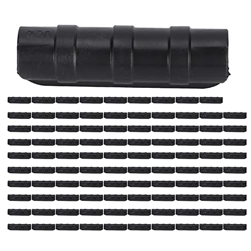 100 pcs Treibhausrahmen Rohrclip Clamp Garten Film Sonnenschutz Net Fixing Clamp Anschluss (20 Schwarz) von XOYIXOYI