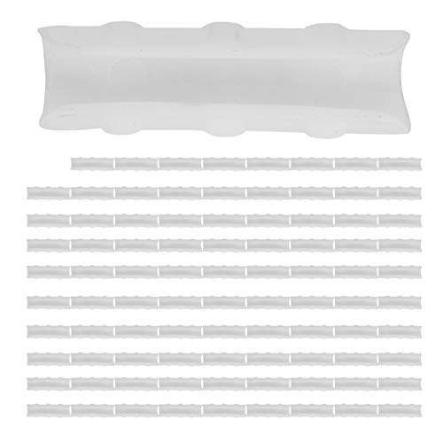 100 pcs Treibhausrahmen Rohrclip Clamp Garten Film Sonnenschutz Net Fixing Clamp Anschluss (22 Weiß) von XOYIXOYI