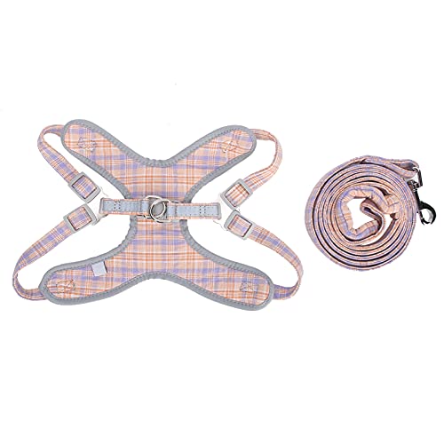 Xoyixoyi Haustierkabelbaum Leine Set | Reflektierend und einstellbar für Hundetraining, Brustkragen -Gurt -Traktion für Haustiere (M) von XOYIXOYI