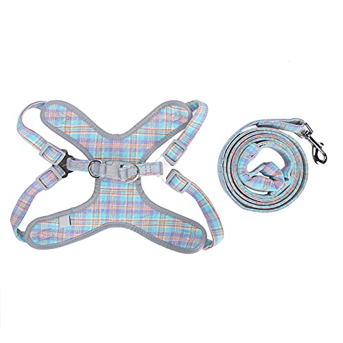 Xoyixoyi Reflective Haustiergabeless -Leine Set | Einstellbar für Hundetraining mit Brustkragengurt für Traktion (S) von XOYIXOYI