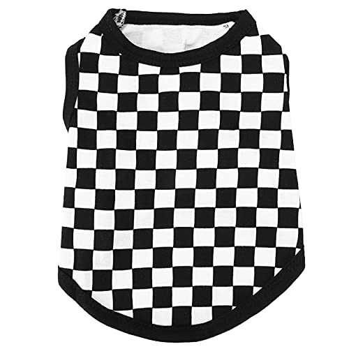 Xoyixoyi ärmellose Baumwoll-Haustier-T-Shirts | Mosaikdesign für kleine Schweine (M) von XOYIXOYI