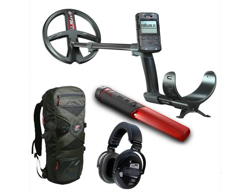XP Metal Detectors Metalldetektor XP DEUS 2 II 22 FMF RC WSA II XL + Mi6 + 240 Rucksack von XP Metal Detectors