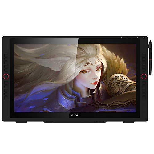 XP-PEN Artist 24 Pro Grafik-Tablet mit Display 2K QHD in 23,8 Zoll (63,8 cm), passiver Eingabestift, 8192 Ebenen, USB-C-Anschluss, kompatibel mit Windows/Mac/Android von XP-PEN