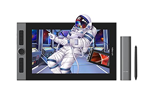 XP-PEN Artist Pro 16 Grafiktablett 15,4” 133% sRGB volllaminiertes Pen Display batterieloser Stift mit X3 Smart-Chip kompatibel mit Windows/Mac/Linux von XP-PEN