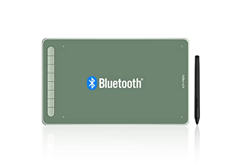 XP-PEN Deco LW 10"x6" Grafiktablett Bluetooth Zeichentablett X3 Smart Chip Tilt mit batterielosem Stift (Green) von XP-PEN