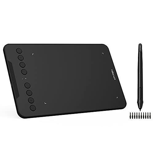 XP-PEN Deco Mini 7W Grafiktablett, 7,03''x4,38'' Pad, 2.4G Wireless Stift Tablett, zum Zeichnen, Design, Remote Learning und Webkonferenz von XP-PEN