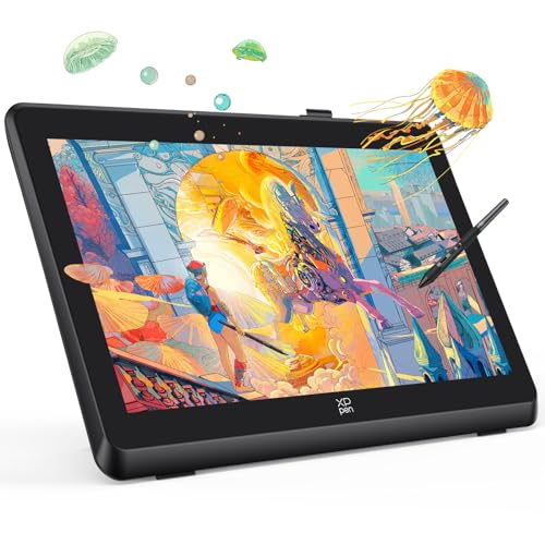 XPPEN Artist 22 Plus Grafiktablett mit Display 16K Druckstufen, Grafiktablett Digital Zeichnung FHD 130% sRGB, kompatibel mit Windows, MacOS, Chrom, Android, Linux von XP-PEN