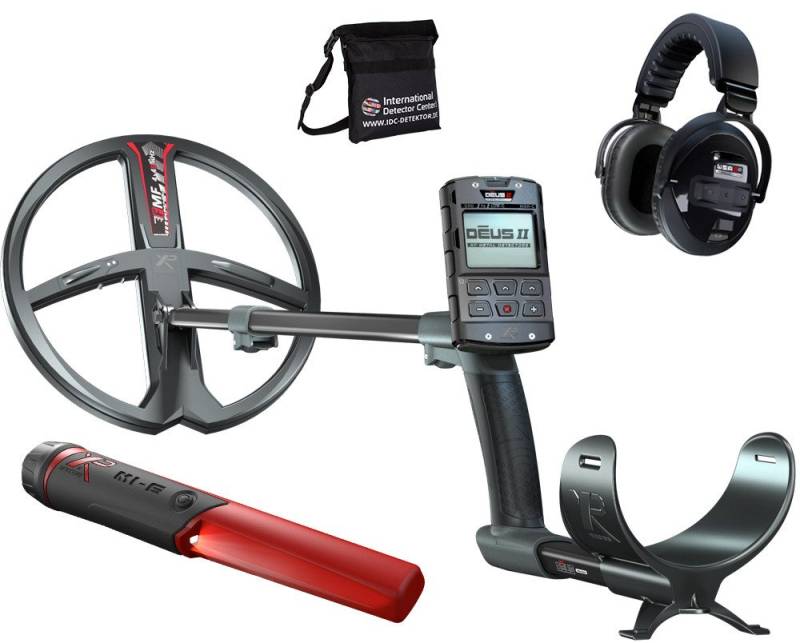 XP Metalldetektor DEUS 2 28 FMF RC WS2 XL mit gratis MI-6 Pinpointer von XP