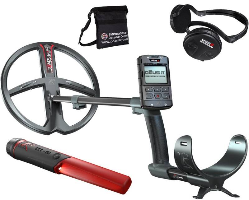 XP Metalldetektor DEUS 2 28 FMF RC WSA 2 mit gratis MI-6 Pinpointer von XP