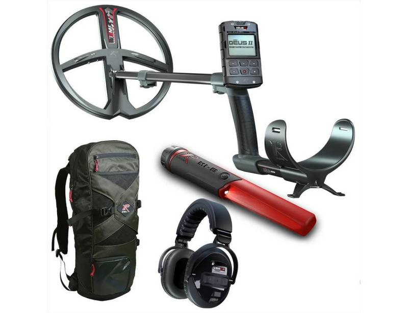 XP Metalldetektor DEUS 2 II 28 FMF RC WSA II XL + Mi6 + 240 Rucksack von XP