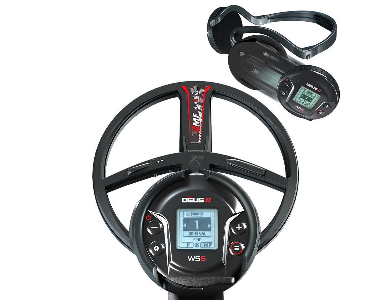 XP Metalldetektor Conversion Pack Umrüstkit 22 FMF WS6 (DEUS2-22FMFWS6-CPG), Set zum Aufrüsten von einem XP Deus oder ORX von XP