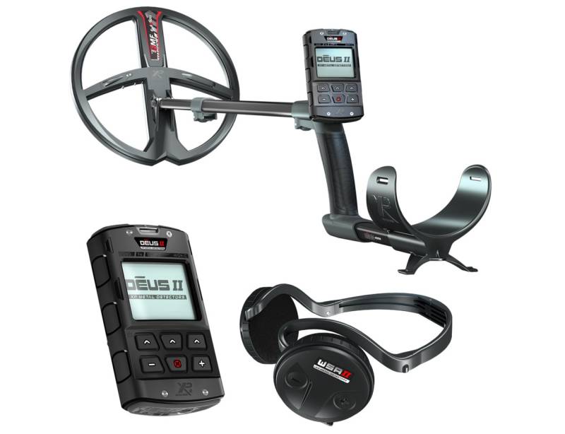XP Metalldetektor DEUS 2 II 28 FMF RC WSA II Komplettset, 28 cm Suchsspule, WSA Funkkopfhörer von XP