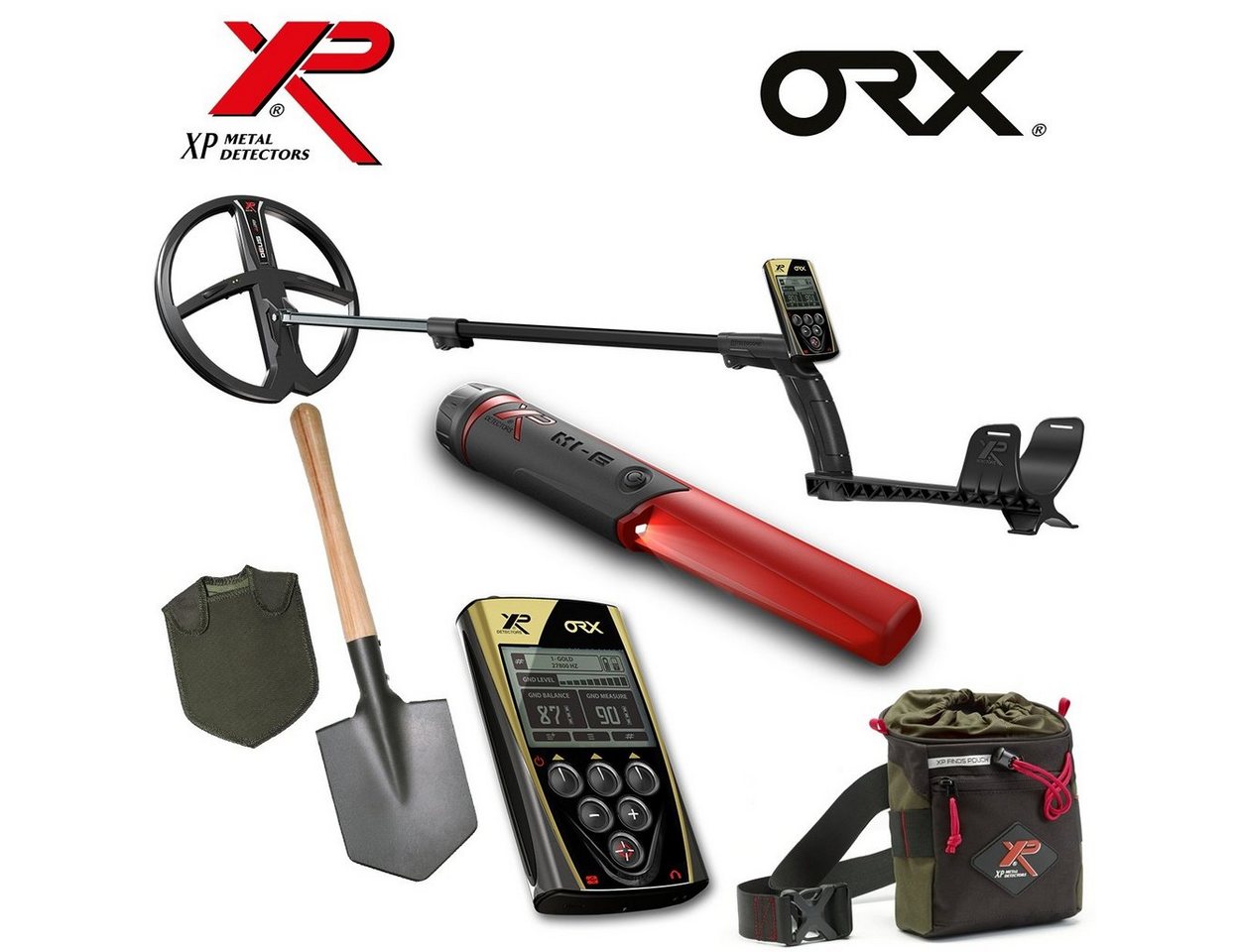 XP Metalldetektor XP ORX X35 28 RC Set von XP