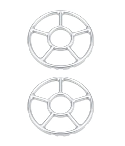 XPEX 2er-Pack Gasherd-Brennerständer, Gasherdring, Wokpfanne, Gasherdplatte, Gasherdplatte, heißer Kaffee Moka Pot Gasherdplatte (6,1 Zoll/15,5 cm) von XPEX