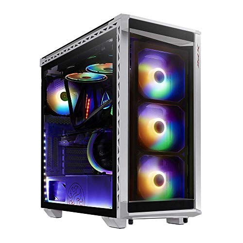 A-Data XPG Battlecruiser Super Mid-Tower ATX Gaming-Gehäuse, Weiß, BATTLECRUISER-WHCWW von XPG